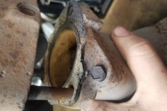127 exhaust gasket blown out