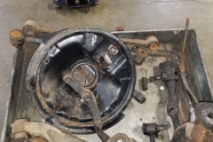 178 brake backing plates removed