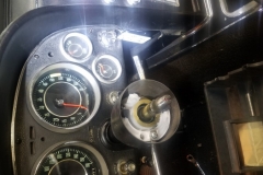 104 steering wheel removed
