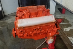 252 engine in orange