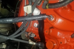 279 brake booster hose and plug shielding installed