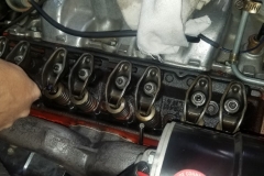169 adjusting valves spring cap oil slingers missing