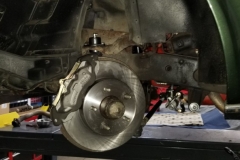 210 front suspension isntalled