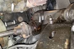 105 steering gear box leaking