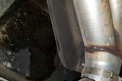 108 leaks at rear end