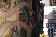 111 aftermarket exhaust welded together with bracket