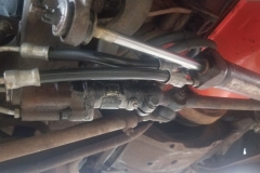 154 leaking from PS control valve, hoses, and slave cylidner