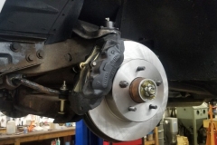241 front suspension complete new rotors installed