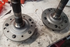340 rear axle studs pressed in