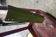 813 seat reinforcement painted