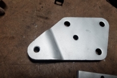 909 shifter mount plate blasted