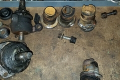 133 old bushings and ball joints