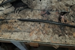 175 wiper arms removed - washer line not attached