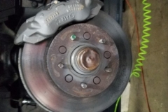 108 RF caliper with original rotor rivetted on