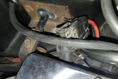 161 harness to wiper motor connection unplugged shows corrosion