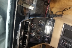 250 radio and center cluster installed