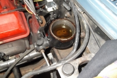 257 master cylinder very low -fluid looks old and contaminated