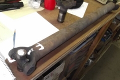 263 drive shaft removed to inspect yoke