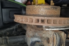131 condition of rear rotor LH