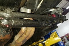 145badly leaking steering components
