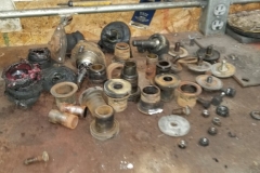 157 ball joints and bushings removed from control arms