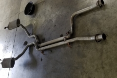 193 exhaust system removed
