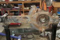 203 RH axle and bearings removed