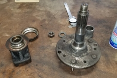 208 RH axle parts degreased