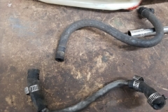446 old fuel hoses and lines removed