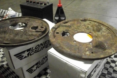 285 rear brake backing plates