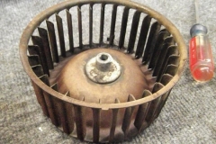 566 natural fan will be painted to prevent rust