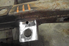 444 repaired LH rear body mount