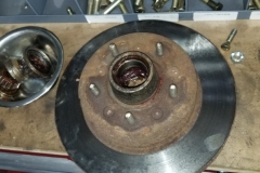 197 front rotor removed