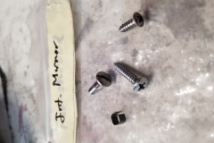 429 interior mirror screws cleaned