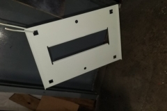 477 front plate bracket in primer