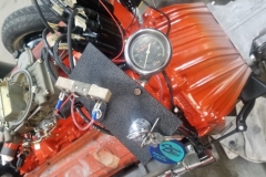 584 test start ignition and oil gauge installed