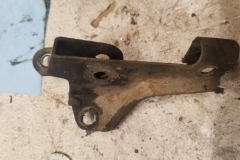 494 park brake cable bracket removed