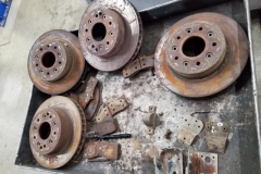 617 rotors removed