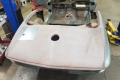 659 rear body top panel stripped